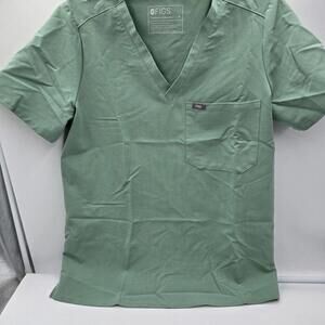 FIGS Technical Collection Men’s‎ Green Scrub Top Size M